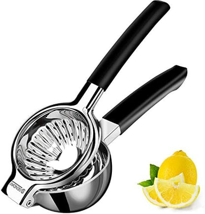  Lemon Squeezer Stainless Steel Manual Fruit Squeezer, Citrus Squeezer Fruit Juice Reamer Fast Handle Press Tool, Manual Juicer Perfect For Juicing Oranges, Pomegranate, Lemons & Limes