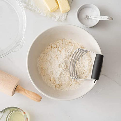  Astry Blender, Multi-Purpose Dough Blender Mixer, Stainless Steel Blades, Heavy Duty Pastry Cutter, Pastry Blender Stainless Steel, Pizza Dough Blender, Pastry Blender Stainless Steel