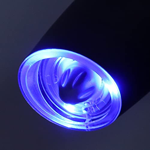  Electric Salt Grinder, Transparent Kitchen Salt Mill Grinder Automatic For Sea Salt
