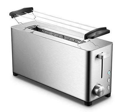  ASO 4 Slice, Wide Slot Toaster, Stainless Steel, Cancel, Defrost, Bagel, 6 Browning Settings, Warming Tray, 11926