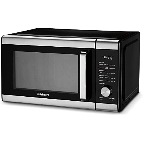 Cuisinart AMW-90 3-in-1 Microwave AirFryer Plus, Black Bundle With 2 YR CPS Enhanced Protection Pack