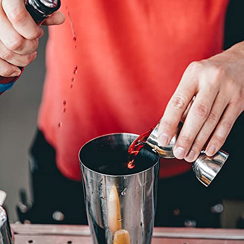  Cocktail Jigger For Bartending, MOSEHOOT Huge Double Jigger 2 Oz 1 Oz Made From Thick Stainless Steel 304, Premium Bar Alcohol Measuring Tools