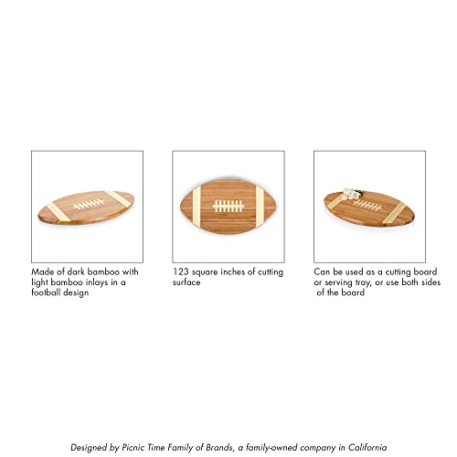  AA- Touchdown Fotball Cutting Board & Serving Tray, (Bamboo)