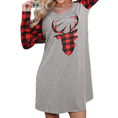  Pullover Sweatshirts For Women Cute Crew Neck Sweatshirts Long Sleeve Christmas Print Fashion Pullover Top Streetwear