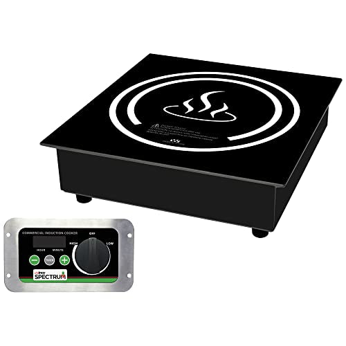  EIDS-34 Commercial-Grade Drop-In Induction Cooktop Burner, 3400W, 240 V
