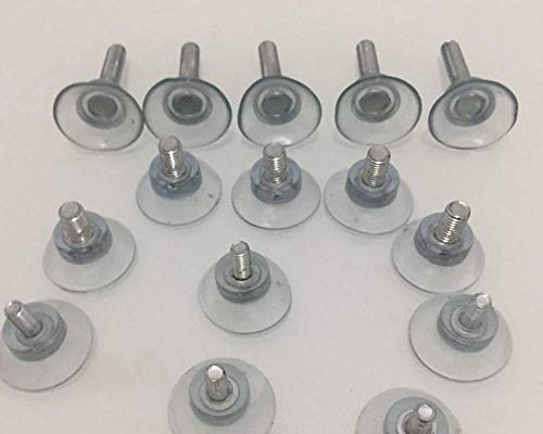  Love Shops - Rubber Strong Suction Cup Replacements For Glass Table Tops With M6 Screw（10 PCS）