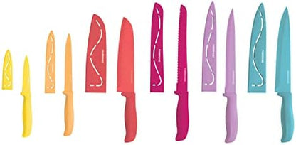  Resin Cutlery Set, 23 Piece, Multicolor Cool