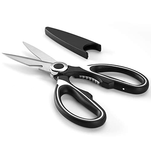  Versatile Kitchen Shears Scissors With Cover Stainless Steel All Purpose Cutting Tool