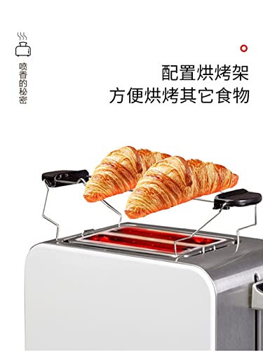  Mbj Bread Maker Homepage Small Multi-Functional Sandwich Dodos Drive Electric Pancake Waffle Machine Cooking Machine Dodos Bread (Color : Ivory, Size : CN)