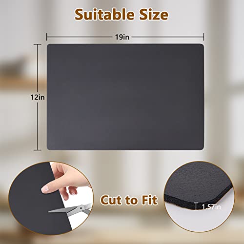  Coffee Mat Absorbent Coffee Bar Mat For Kitchen Hide Stain Rubber Backed,Super Absorbent Draining Mat,12" X 19" Coffee Bar Accessories Fit Under Coffee Pot