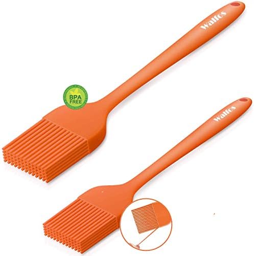  Silicone Pastry Brush, Heat Resistant Basting Brush Set, Perfect For Baking,BBQ Grill,Kitchen Cooking,Strong Steel Core And One-Pieces Design,BPA Free And Dishwasher Safe (5 Pcs)