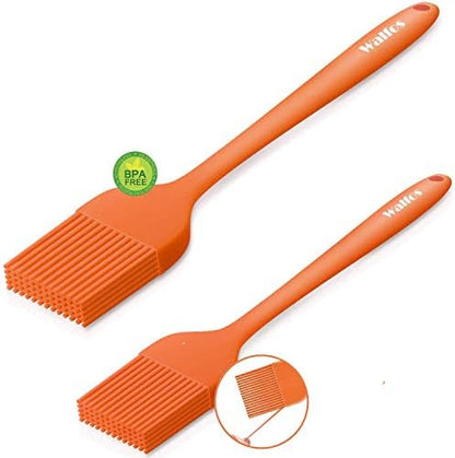  Silicone Pastry Brush, Heat Resistant Basting Brush Set, Perfect For Baking,BBQ Grill,Kitchen Cooking,Strong Steel Core And One-Pieces Design,BPA Free And Dishwasher Safe (5 Pcs)