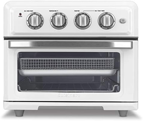 Cuisinart Air Fryer + Convection Toaster Oven, 8-1 Oven With Bake, Grill, Broil & Warm Options, Stainless Steel, TOA-70