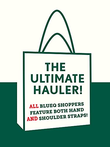  Blue Q Shopper ~ People I Want To Meet: Dogs. Reusable Grocery Bag, Sturdy, Easy-to-clean, Perfect For Dog Lovers, 15"h X 16"w X 6"d, Made From 95% Recycled Material.