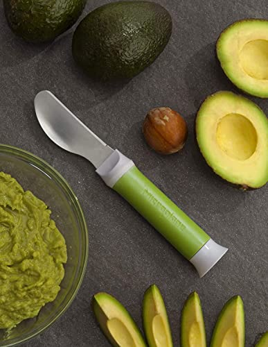  Microplane 3 In 1 Avocado Tool - Avocado Slicer, Peeler, Knife, Pit Removal - Green
