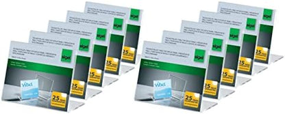 Sigel IGEL TA230 Sign Holder, Slanted, For A4, With Business Card Compartment, Acrylic, Transparent, 5 Pcs.