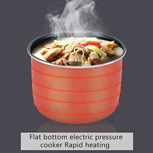  6-quart Electric Pressure Cooker Multi-Purpose, 13-in-1 Electric Pressure Cooker, Slow Cooker, Rice Cooker, Steamer, Saute, Yogurt Maker, Warmer & Sterilizer, Stainless Steel