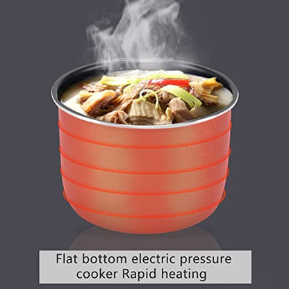  6-quart Electric Pressure Cooker Multi-Purpose, 13-in-1 Electric Pressure Cooker, Slow Cooker, Rice Cooker, Steamer, Saute, Yogurt Maker, Warmer & Sterilizer, Stainless Steel