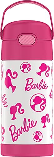 Thermos FUNTAINER 12 Ounce Stainless Steel Vacuum Insulated Kids Straw Bottle, Space