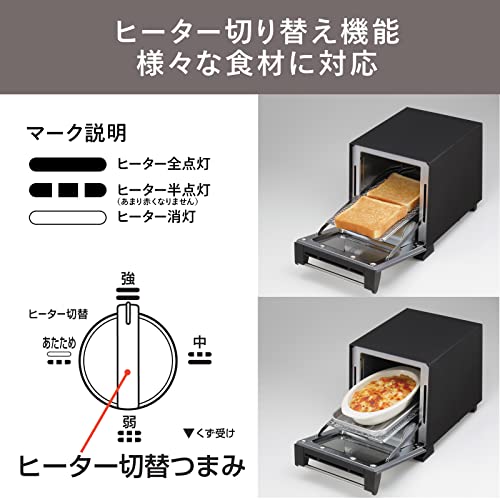  Bird Slim Toaster Oven (960W) Pearl Black TS-D037PB
