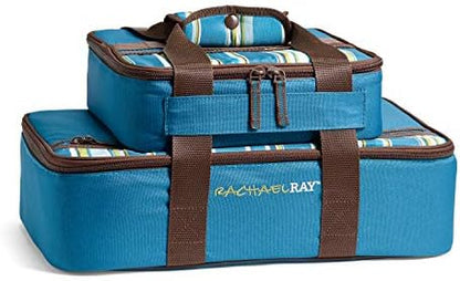  Insulated Casserole Carrier With Dish Storage Combo, Hot Cold Food Carrier, Delivery Bag, Insulated Food Bag, Casserole Carrier Bag Insulated, Casserole Carriers For Hot Or Cold Food, Hot Carrier