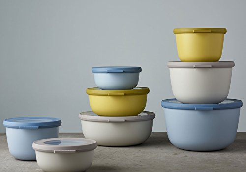  Mepal Set Multi Bowl, Pp/Tpe, Nordic White, One Size