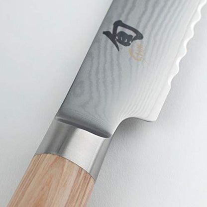  Classic Blonde 9” Bread Knife, Blonde PakkaWood Handle, Full Tang VG-MAX Blade