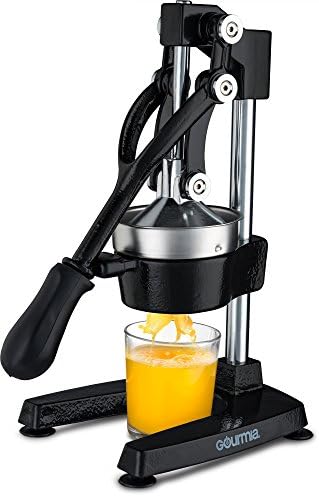  Large Citrus Juicer Best Press For Orange, Lime And Lemon Squeezer Manual Cold Press Juicer - Maximum Juice Extractor Heavy Duty Base Juicer Machines Commercial Non Electric Lemon Juicer With Handle Non Skid Suction Cup Base GMJ9970