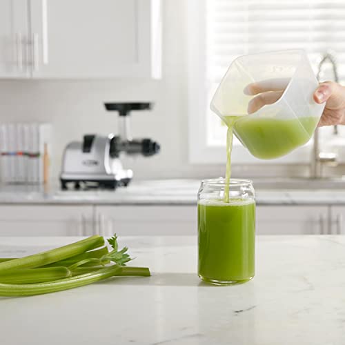 Omega MM900HDS Medical Medium Celery Juicer, 200-Watt, Silver & Juicer Replacement Parts - Straining Sieve For Model J8006HDS, J8006HDC, J8008C, 8007, 8008, MM900HDS, Black
