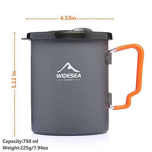  Camping Coffee Pot 750ML With French Press Coffee Maker