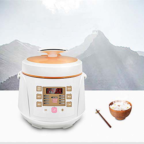  Small Electric Pressure Cooker, 2L Mini Smart Electric Pressure Cooker For 1-2 People,70 KPa Pressure, 2L Electric Pressure Cooker, 701W Power,