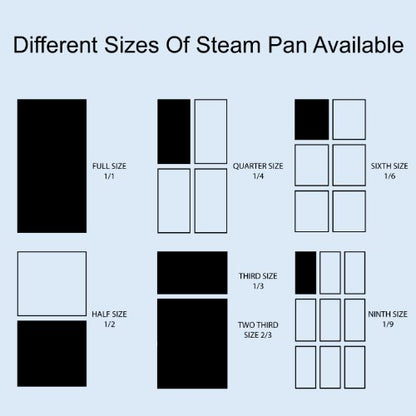  Quarter Size 4-Inch Deep 24 Gauge Anti Jam Pans