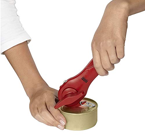  Uhn Rikon Slim Safety Smooth Touch Can Opener, No Sharp Edges, LIDLIFTER®+ 6.5" Black