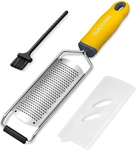  Classic Zester And Grater - Professional Kitchen Lemon Zester For Lime, Cheese, Garlic, Ginger, Chocolate, Vegetables, Fruits, Dishwasher Safe (Narrow)
