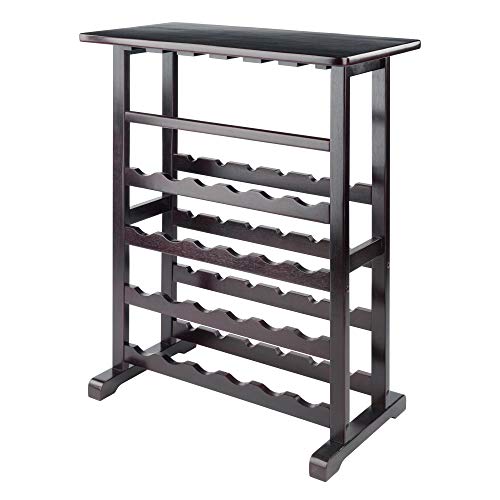  Vinny Wine Storage, 31.5"W X 35.67"H X 16.22"D, Espresso