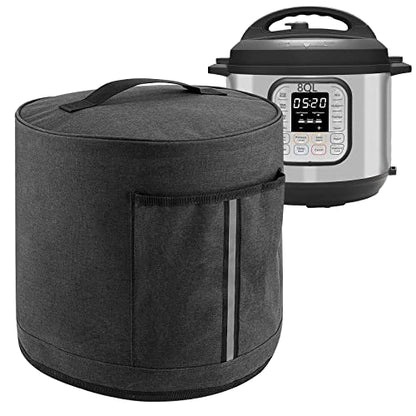  Kingshion Electric Pressure Cooker Cover Compatible With Electric Pressure Cooker,Slow Cooker Dustproof Cover For Most 8-Quart Slow Cookers And 8-Quart Electric Pressure Cookers (Dark Grey)