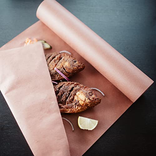  Nk Butcher Kraft Paper Roll 17" X 1800" (150ft) With Dispenser Box Ideal For BBQ Smoking Wrapping Of Meat Of All Varieties, Arts & Craft Projects, Unwaxed, Unbleached, Uncoated, Made In USA