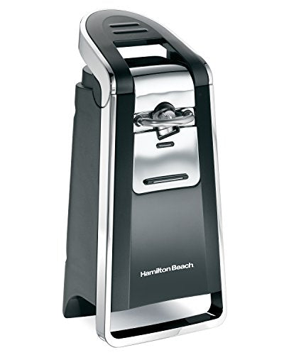 Hamilton Beach Smooth Touch Electric Automatic Can Opener With Easy Push Down Lever, Use With All Standard-Size And Pop-Top Lids & OXO Good Grips Soft-Handled Can Opener,Black,None