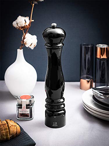 Peugeot Paris Electrique Electric Salt Mill, 34cm/13.5in, Black Lacquer