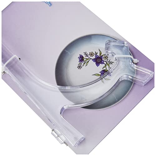  Plate Holders 7, 9", Transparent