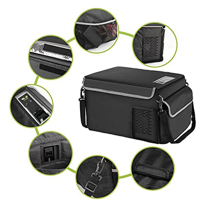  Insulated Protective Cover Transit Bag For 10 Quart Portable Refrigerator Fridge