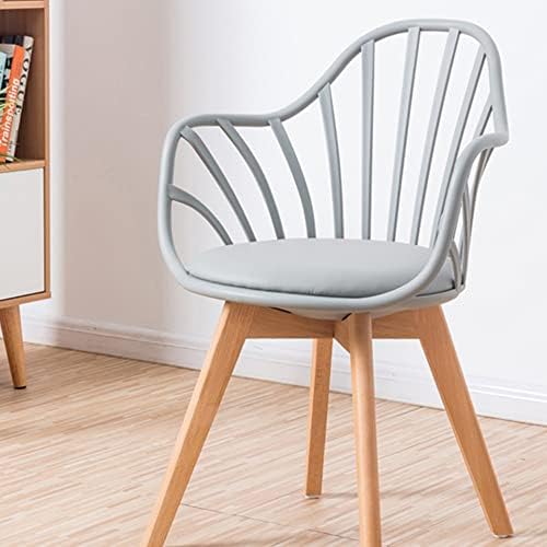  SXYMKJ Dining Room Chairs Backrest Armchair Living Room Plastic Folding Chair Dining Table Scandinavian Design Furniture (Color : D, Size : 1code)