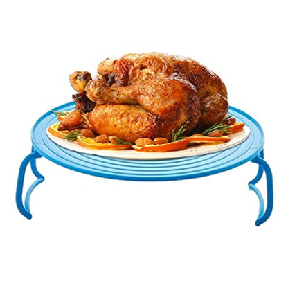  Folding Microwave Tray,Foldable Steaming Tray | Microwave-Safe Plate Cooking Tray With Foldable Handles For Bowls Water Cup