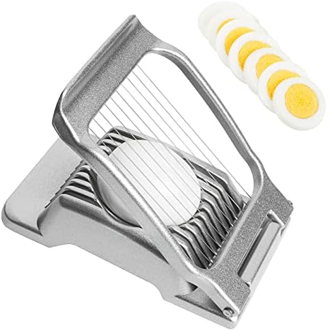  Egg Slicer,Egg Slicer For Hard Boiled Eggs Egg Cutter - Egg Slicer For Hard Boiled Eggs Heavy Duty Egg Cutter For Hard Boiled Eggs Boiled Egg Slicer Egg Chopper (Egg Slicer A)