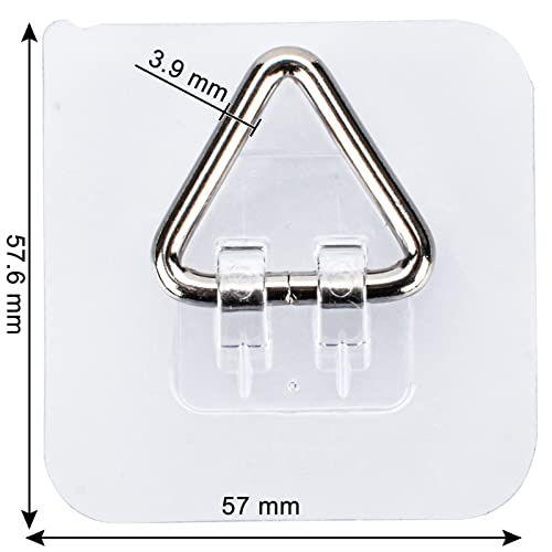  Plate Hangers For The Wall 20 Pack Wall Plate Hangers Vertical Plate Holders Display Holder Adhesive Picture Hanger For Decorative Plates, Wall Decoration