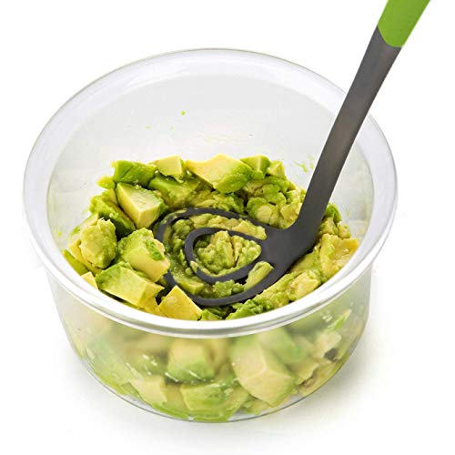  PWorks Multi Masher Food Avocado Guacamole Fruit Vegetable Smasher, Green