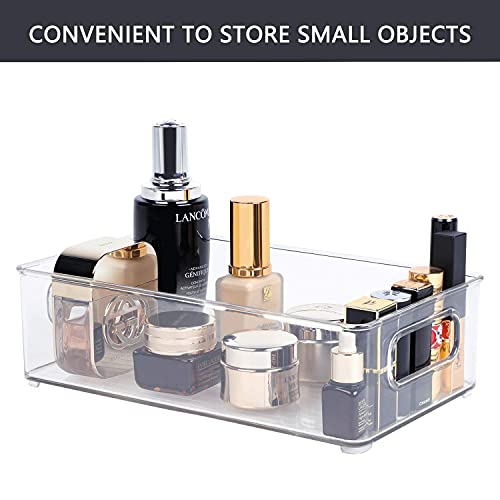  Clear Fridge Organizer Bins Set - 10 Piece Plastic Refrigerator Organizers And Storage Bins, Clear Freezer Storage Bins, Fridge Organization Bins, Snack Organizer Fridge Bins With Handle For Freezer