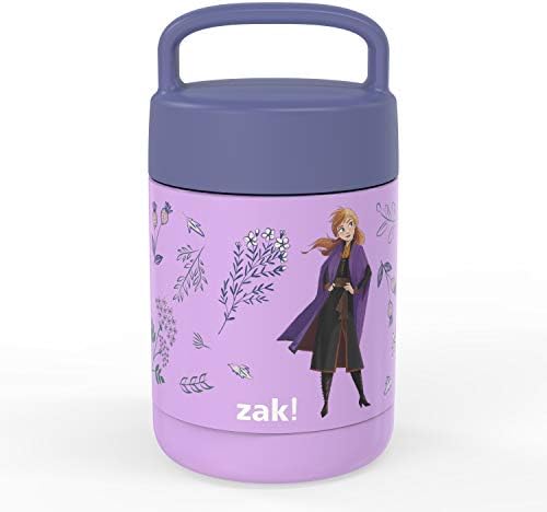  Kids' Vacuum Insulated Stainless Steel Food Jar With Carry Handle, Thermal Container For Travel Meals And Lunch On The Go, 12 Oz, Lilo And Stitch