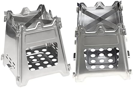  INOOMP 2 Pcs Foldable Backpack Outdoor Accessories Mini Backpack Collapsible Backpack Portable Campfire Stove Wood Stove Camping Ultralight Stove Outdoor Camping Supplies Foldable Stove