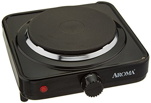 P-303 Single Burner Hot Plate, Black